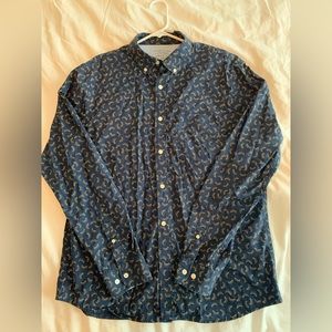 Banana Republic Luxe Poplin Button Down